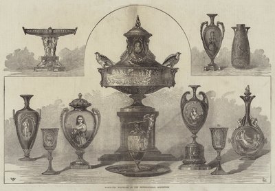 Porcelana de Worcester en la Exposición Internacional de Thomas Walter Wilson
